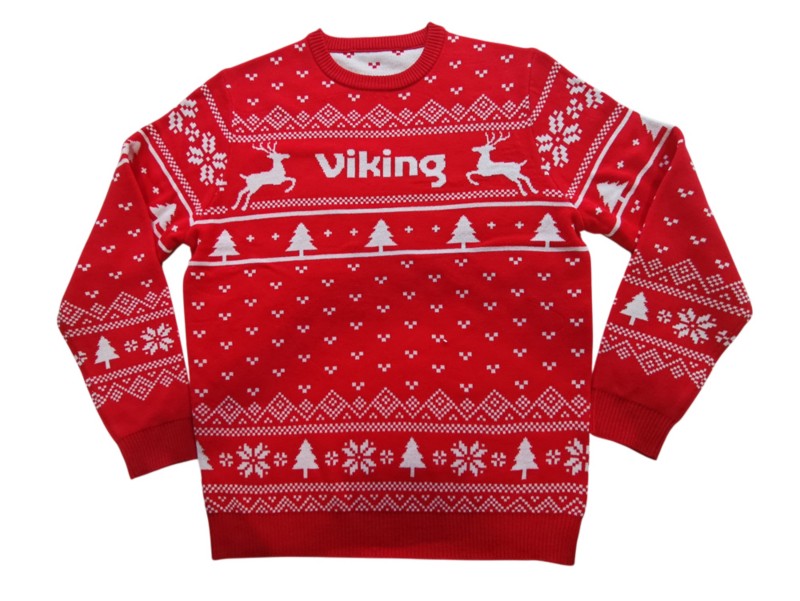 Weihnachts-Pullover Viking Größe M