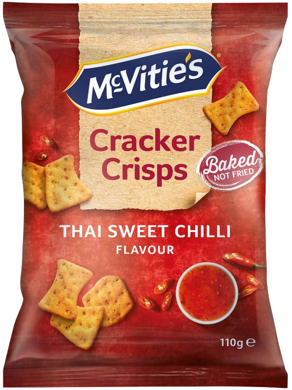 McVitie's Cracker Crisps Thai Sweet Chilli Flavour 110g