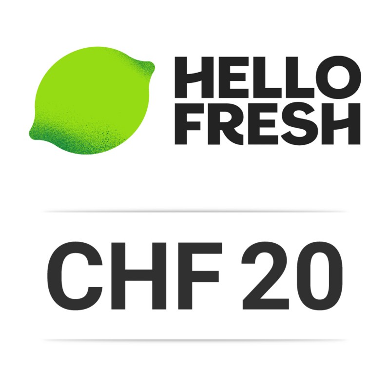 Hello Fresh Gutschein im Wert von CHF 20