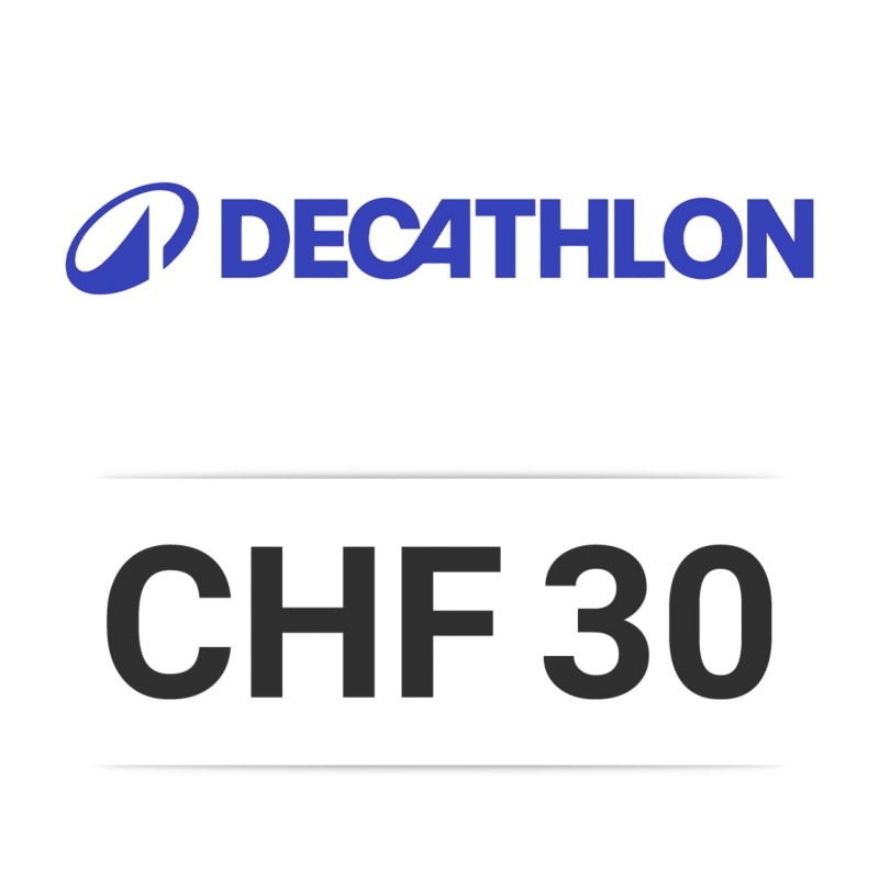 Bon d'achat Decathlon d'une valeur de CHF 30