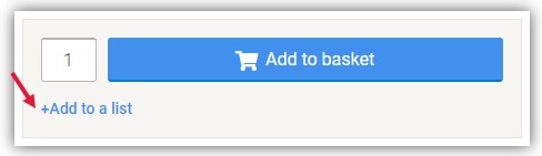 What is a shopping list and how do I use it?