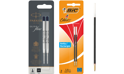 Recharges pour stylos