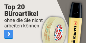 Top 20 Büroartikel
